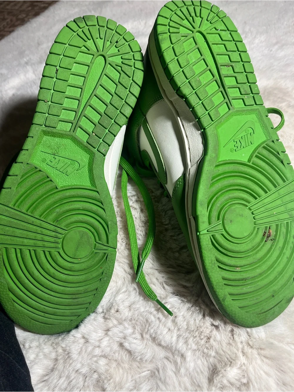 Nike Dunk High Chlorophyll Green Sail Sneakers Women’s 8 DD1869-300